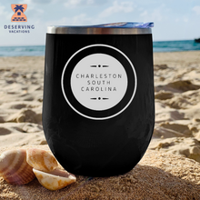 Load image into Gallery viewer, Charleston Circle 12 oz Insulated Stemless Tumbler