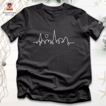 Load image into Gallery viewer, Chs Skyline White Tri-Blend T-Shirt