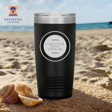 Load image into Gallery viewer, Charleston Circle 20oz Stainless Steel Tumbler
