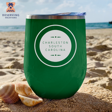 Load image into Gallery viewer, Charleston Circle 12 oz Insulated Stemless Tumbler
