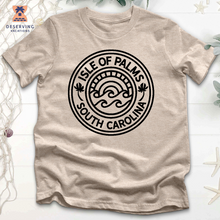 Load image into Gallery viewer, Iop Circle Sunset Heathered Tee