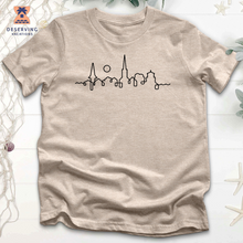 Load image into Gallery viewer, Charelston Skyline Heathered Tee