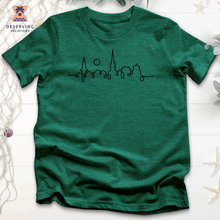 Load image into Gallery viewer, Charelston Skyline Heathered Tee