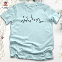 Load image into Gallery viewer, Charelston Skyline Heathered Tee