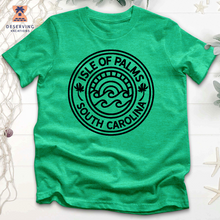 Load image into Gallery viewer, Iop Circle Sunset Heathered Tee