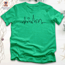 Load image into Gallery viewer, Charelston Skyline Heathered Tee