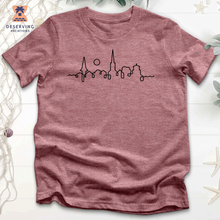 Load image into Gallery viewer, Charelston Skyline Heathered Tee