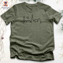 Load image into Gallery viewer, Charelston Skyline Heathered Tee