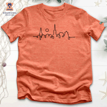 Load image into Gallery viewer, Charelston Skyline Heathered Tee