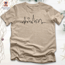 Load image into Gallery viewer, Charelston Skyline Heathered Tee