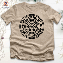 Load image into Gallery viewer, Iop Circle Sunset Heathered Tee