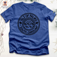 Load image into Gallery viewer, Iop Circle Sunset Heathered Tee