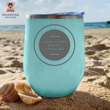 Load image into Gallery viewer, Charleston Circle 12 oz Insulated Stemless Tumbler
