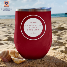 Load image into Gallery viewer, Charleston Circle 12 oz Insulated Stemless Tumbler