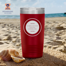 Load image into Gallery viewer, Charleston Circle 20oz Stainless Steel Tumbler