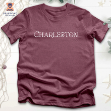 Load image into Gallery viewer, Chs Charleston Logotype White Tri-Blend T-Shirt