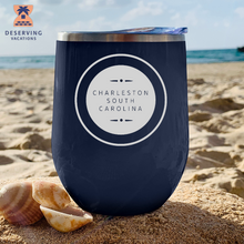 Load image into Gallery viewer, Charleston Circle 12 oz Insulated Stemless Tumbler