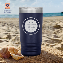 Load image into Gallery viewer, Charleston Circle 20oz Stainless Steel Tumbler