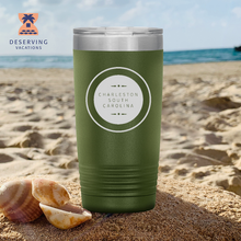 Load image into Gallery viewer, Charleston Circle 20oz Stainless Steel Tumbler