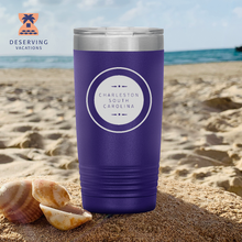 Load image into Gallery viewer, Charleston Circle 20oz Stainless Steel Tumbler