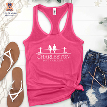 Load image into Gallery viewer, Chs Joggling Board White Tank Top