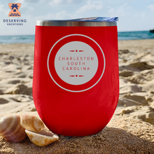 Load image into Gallery viewer, Charleston Circle 12 oz Insulated Stemless Tumbler