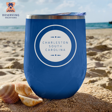 Load image into Gallery viewer, Charleston Circle 12 oz Insulated Stemless Tumbler