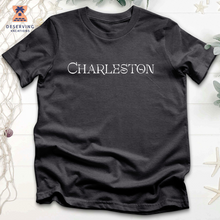 Load image into Gallery viewer, Chs Charleston Logotype White Tri-Blend T-Shirt