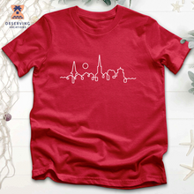 Load image into Gallery viewer, Chs Skyline White Tri-Blend T-Shirt