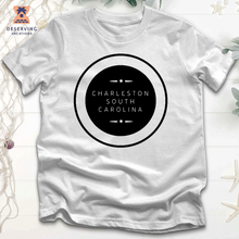 Load image into Gallery viewer, Chs Round Spelled Out Clean Black Tri-Blend T-Shirt