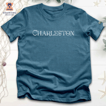 Load image into Gallery viewer, Chs Charleston Logotype White Tri-Blend T-Shirt