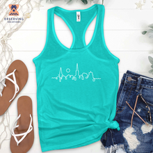 Load image into Gallery viewer, Chs Skyline White Tank Top