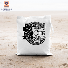 Load image into Gallery viewer, CHS Logo Fancy Black Tote Bag