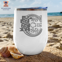 Load image into Gallery viewer, The Holy City 12 oz Insulated Stemless Tumbler