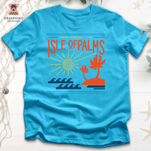 Load image into Gallery viewer, IOP Island Scene Logo Color Pocket Tri-Blend Tshirt
