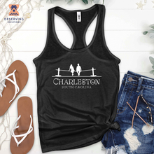 Load image into Gallery viewer, Chs Joggling Board White Tank Top
