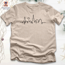 Load image into Gallery viewer, Charelston Skyline Heathered Tee
