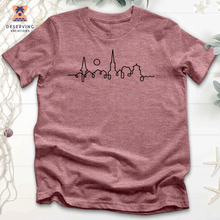 Load image into Gallery viewer, Charelston Skyline Heathered Tee
