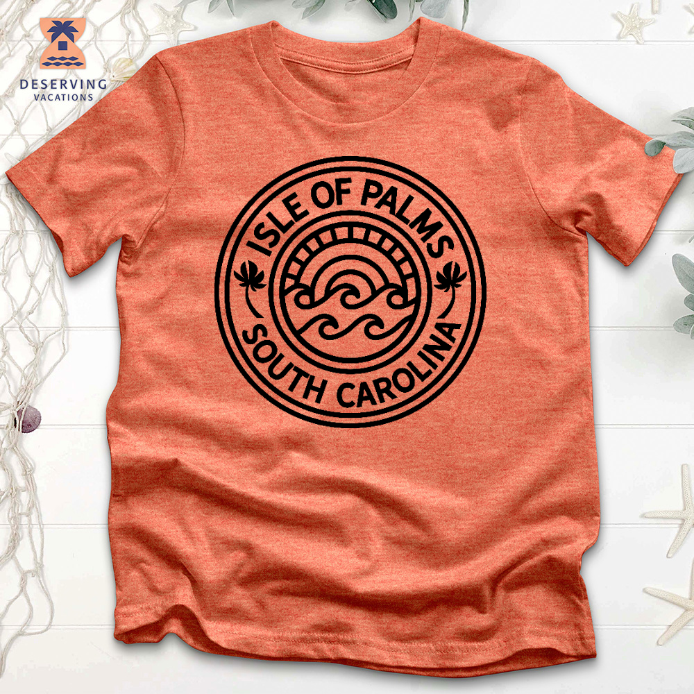 Iop Circle Sunset Heathered Tee