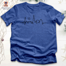 Load image into Gallery viewer, Charelston Skyline Heathered Tee
