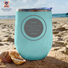 Load image into Gallery viewer, Charleston Circle 12 oz Insulated Stemless Tumbler
