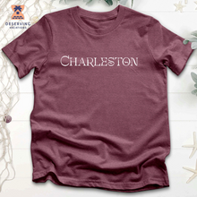 Load image into Gallery viewer, Chs Charleston Logotype White Tri-Blend T-Shirt
