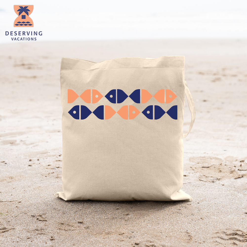 DV Fish Tote Bag