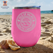 Load image into Gallery viewer, IOP Circle Sunset 12 oz Insulated Stemless Tumbler
