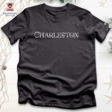 Load image into Gallery viewer, Chs Charleston Logotype White Tri-Blend T-Shirt
