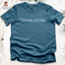 Load image into Gallery viewer, Chs Charleston Logotype White Tri-Blend T-Shirt
