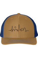 Load image into Gallery viewer, CHS Skyline Richardson Snapback Trucker Cap
