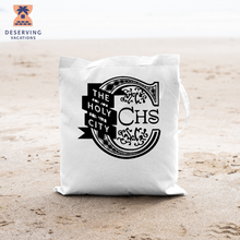 Load image into Gallery viewer, CHS Logo Fancy Black Tote Bag
