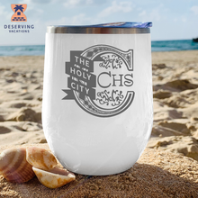 Load image into Gallery viewer, The Holy City 12 oz Insulated Stemless Tumbler
