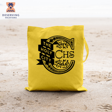 Load image into Gallery viewer, CHS Logo Fancy Black Tote Bag
